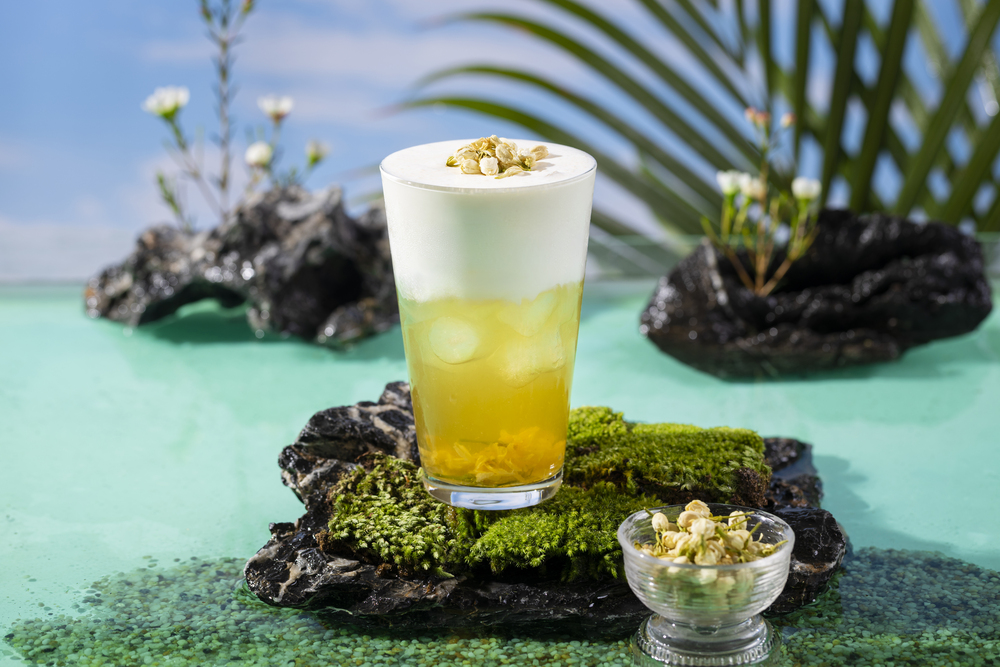 shan nhài kem phô mai muối